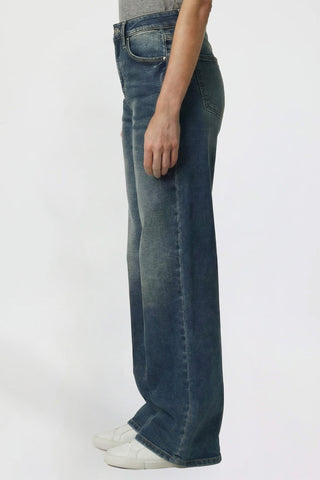 Women's Kayla High Rise Premium Stretch Wide Leg Jeans