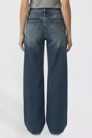 Women's Kayla High Rise Premium Stretch Wide Leg Jeans