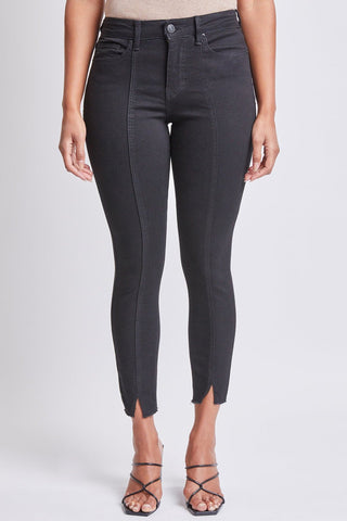 Women's Skinny With Front Seam and Slit Detail High Rise Lifestyle Collection Jeans