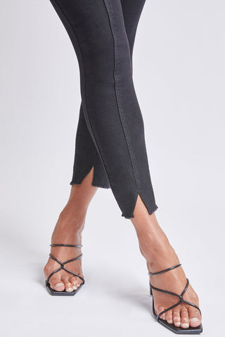 Women's Skinny With Front Seam and Slit Detail High Rise Lifestyle Collection Jeans