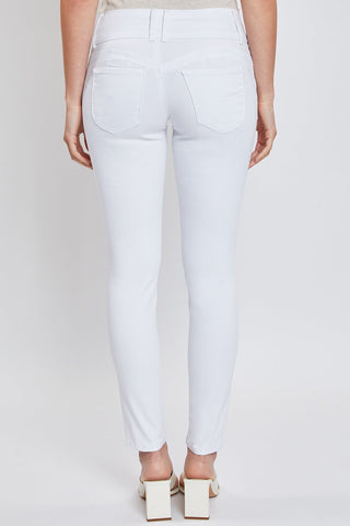 Women's 3 Button WannaBettaButt Skinny Ankle Jeans