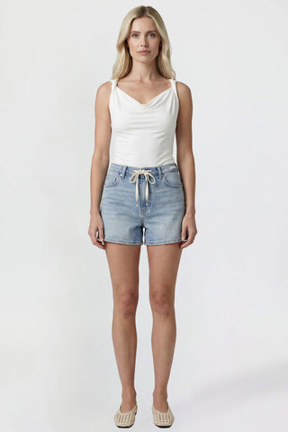 Women's Relaxed Tie Front Shorts