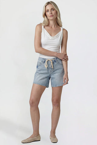 Women's Relaxed Tie Front Shorts