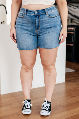 Denim Willa High Rise Cutoff Shorts