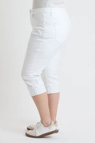 Women's Plus Premium Stretch Cuff Essential Capri