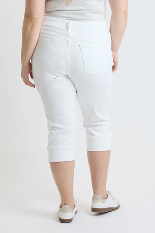 Women's Plus Premium Stretch Cuff Essential Capri
