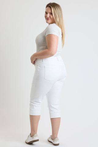 Women's Plus Premium Stretch Cuff Essential Capri