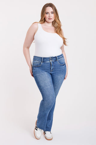 Women's Plus Premium Stretch High Rise Bootcut Jeans