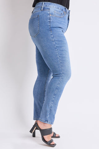 Women's Plus High Rise Basic 5 Pocket Skinny Jeans
