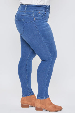 Women's Plus Size WannaBettaButt Sustainable Skinny Jeans