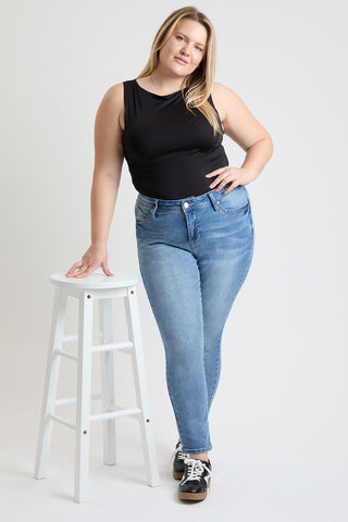 Women's Plus High Rise Curve Confidence  Skinny Jeans