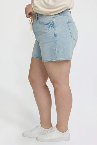 Women's Plus Luxe Tie Front Shorts