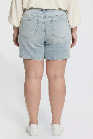 Women's Plus Luxe Tie Front Shorts