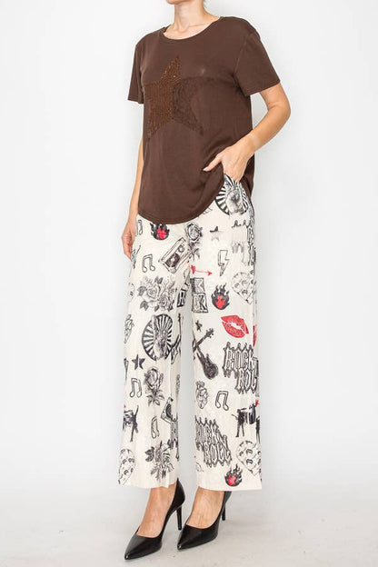Rock and Roll Drawstring Pants