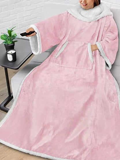 Oversized Wearable Blanket Hoodie Lounge Nightgown
