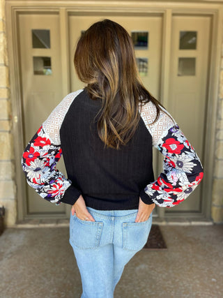 Womens Aston Patchwork Blouse in Four Colors