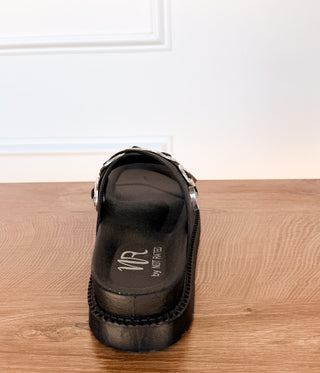 Calanthe Western Concho Sandal in Black
