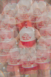 Hat Makes me Want a Hot Dog - Red Vintage Trucker Hat