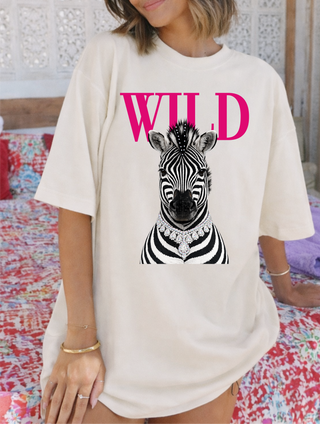 Wild Zebra Graphic Tee