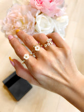 Daisy & Diamond Stainless Steel 3 Piece Ring Set - Girl Code Couture