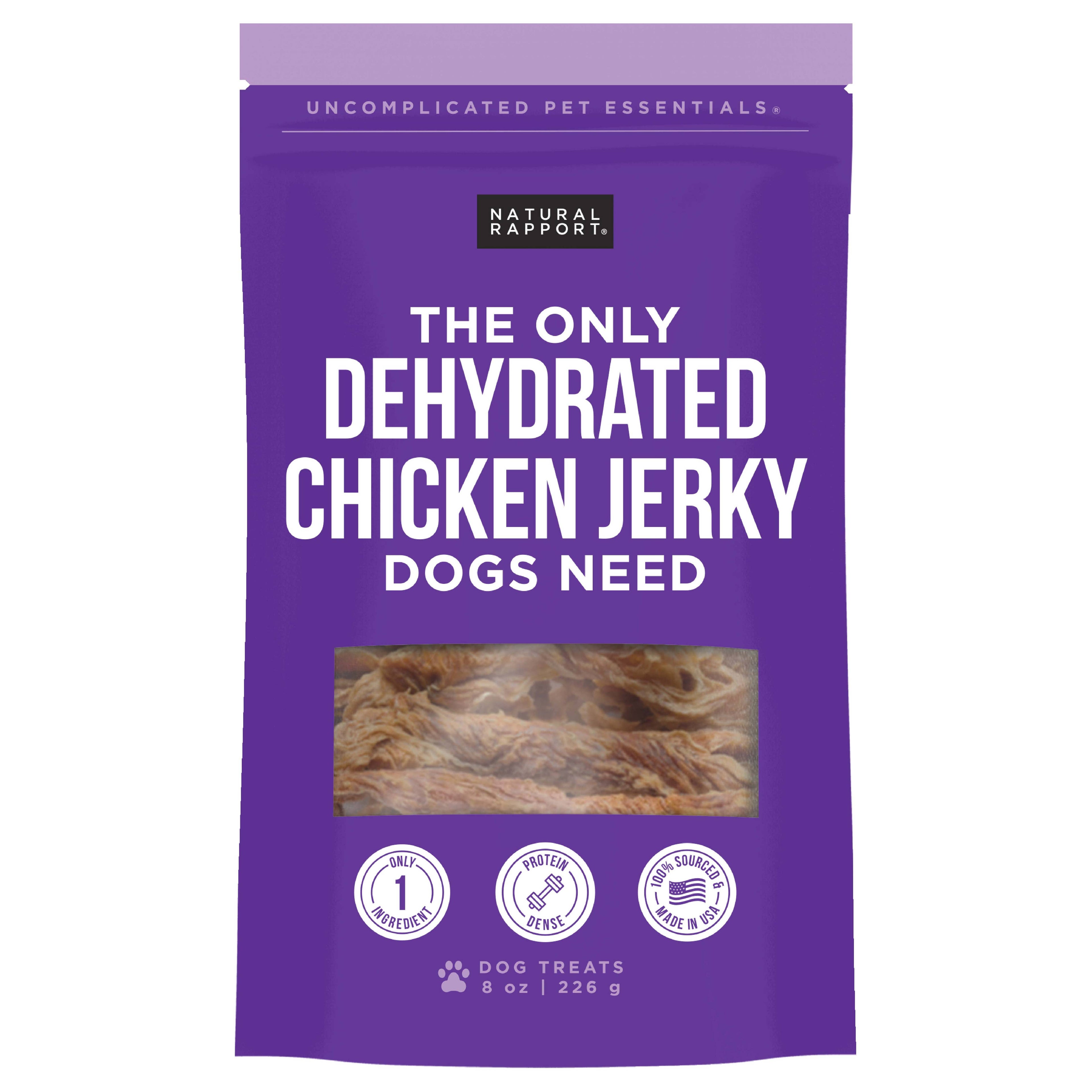 The Only Dehydrated Chicken Jerky Dogs Need