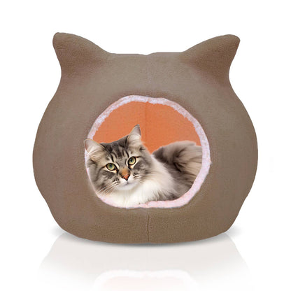 Precious Tails Fleece Cat Ears Pet Dome