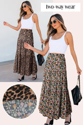 Two Way Wear Printed Skirt
