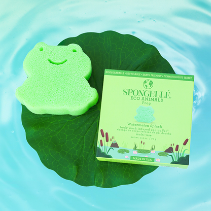 Body Wash Infused Buffer Frog | Eco Animals Kids Buffer