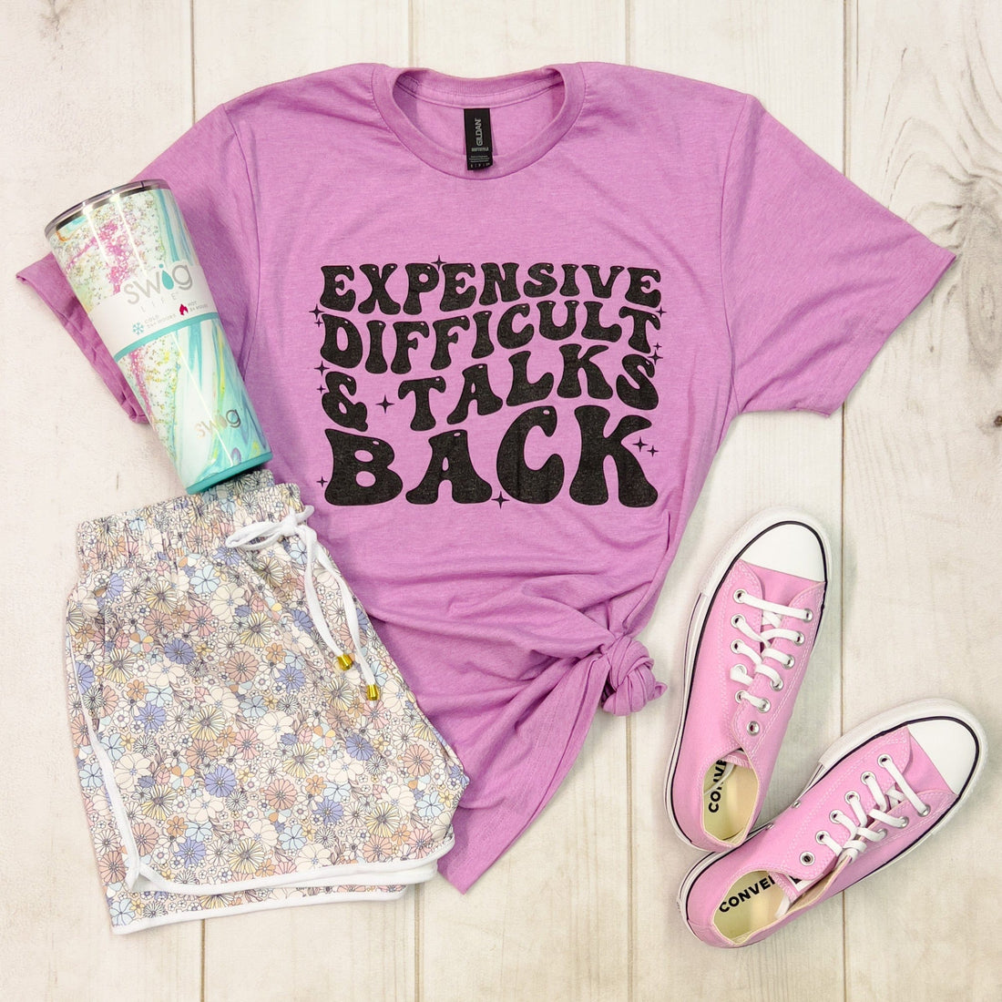 Expensive Difficult &amp; Talks Back Soft Graphic Tee