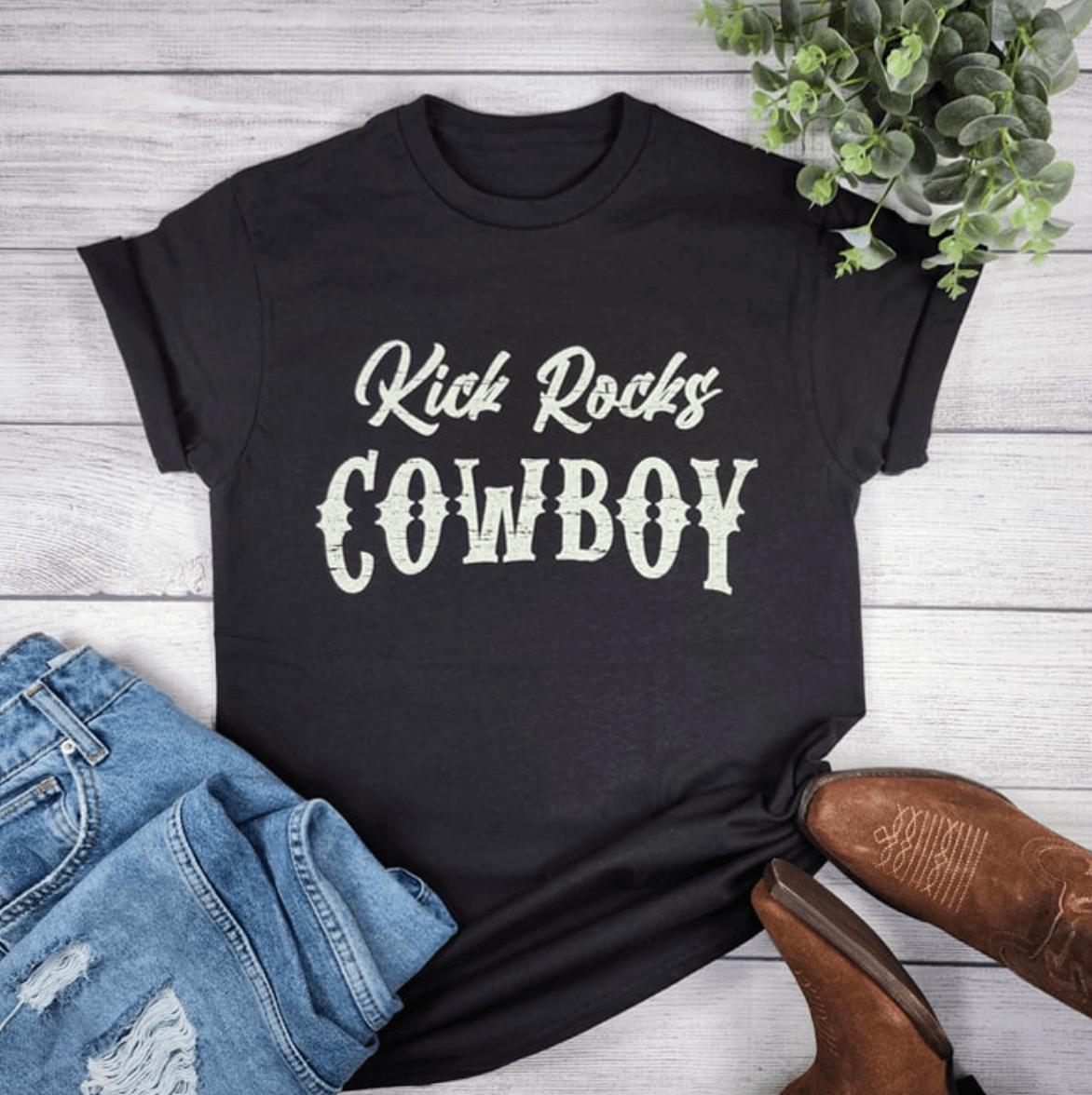 zKick Rocks Cowboy Graphic Tee