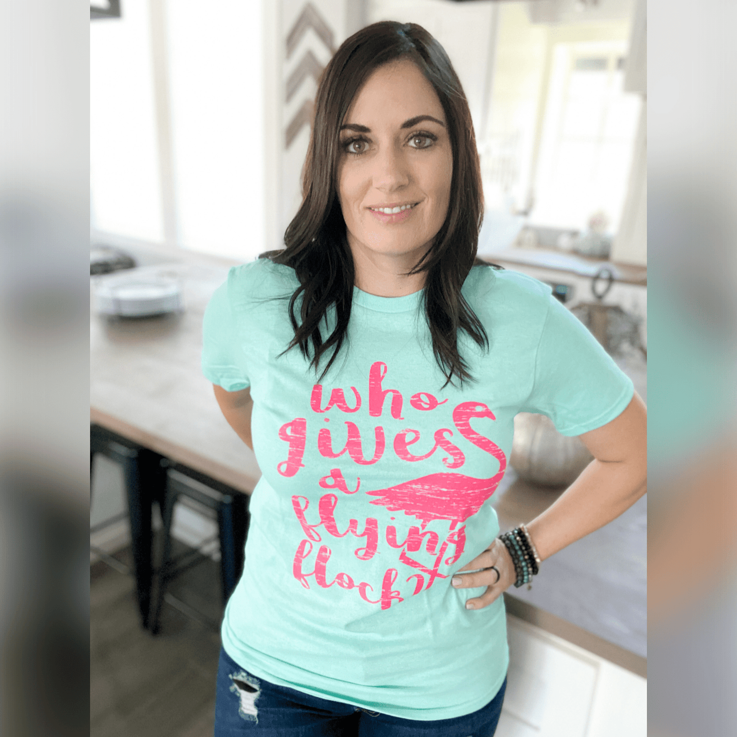 Who Gives A Flying Flock Graphic Tee