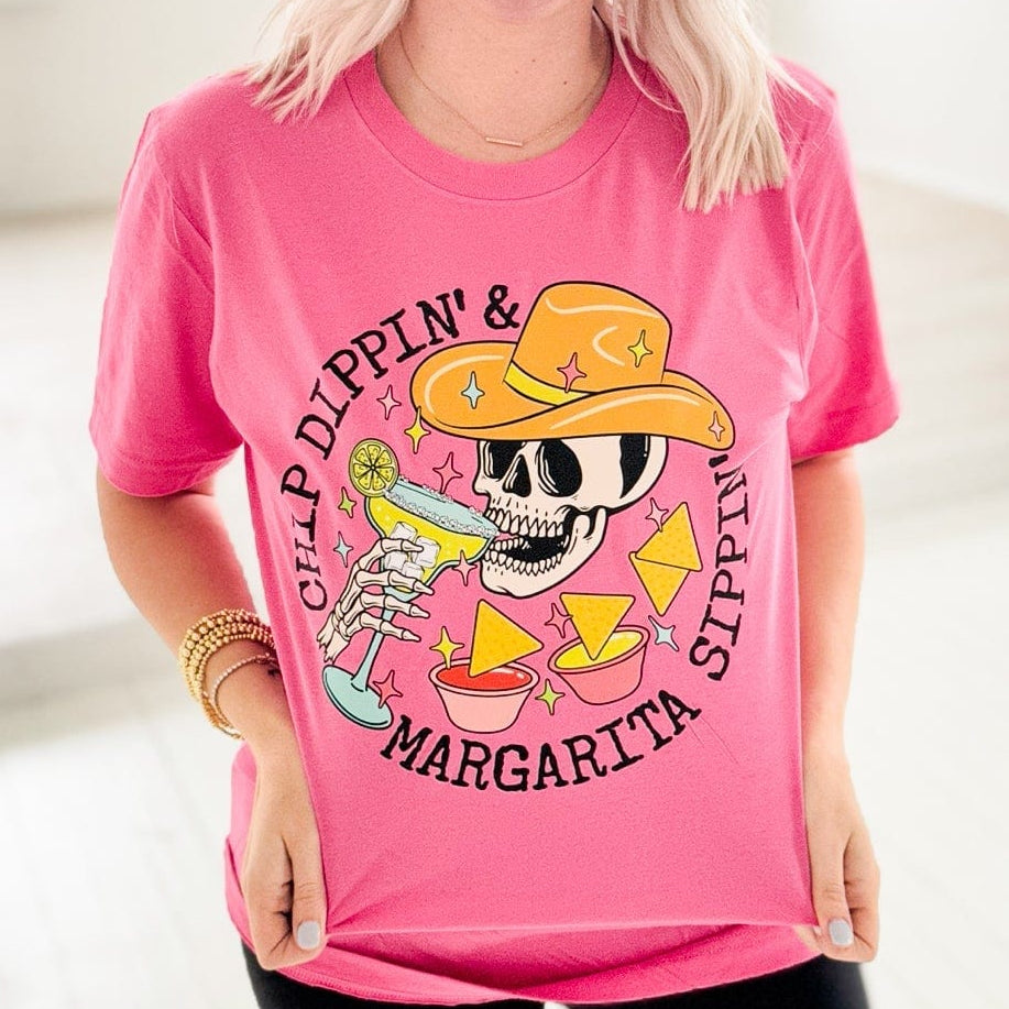 Chip Dippin &amp; Margarita Sippin Graphic Tee