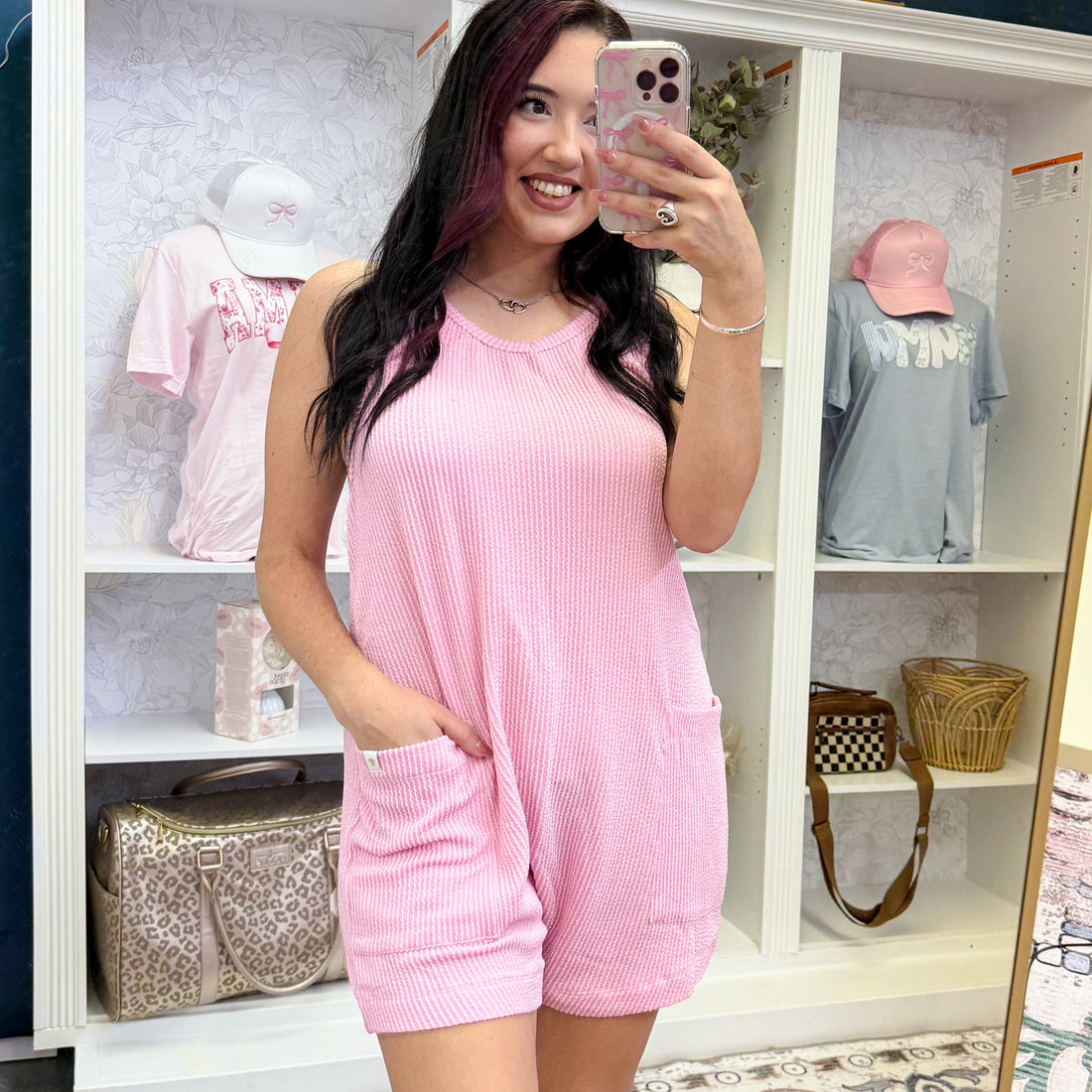 Simply Southern Pink Romper