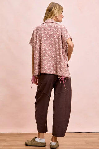 BiBi Washed Terry Pants with Pockets