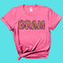 Apparel & Accessories > Clothing > Shirts & Tops Gram Rainbow Leopard Graphic Tee