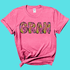 Apparel & Accessories > Clothing > Shirts & Tops Gran Rainbow Leopard Graphic Tee
