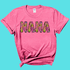 Apparel & Accessories > Clothing > Shirts & Tops Nana Rainbow Leopard Graphic Tee