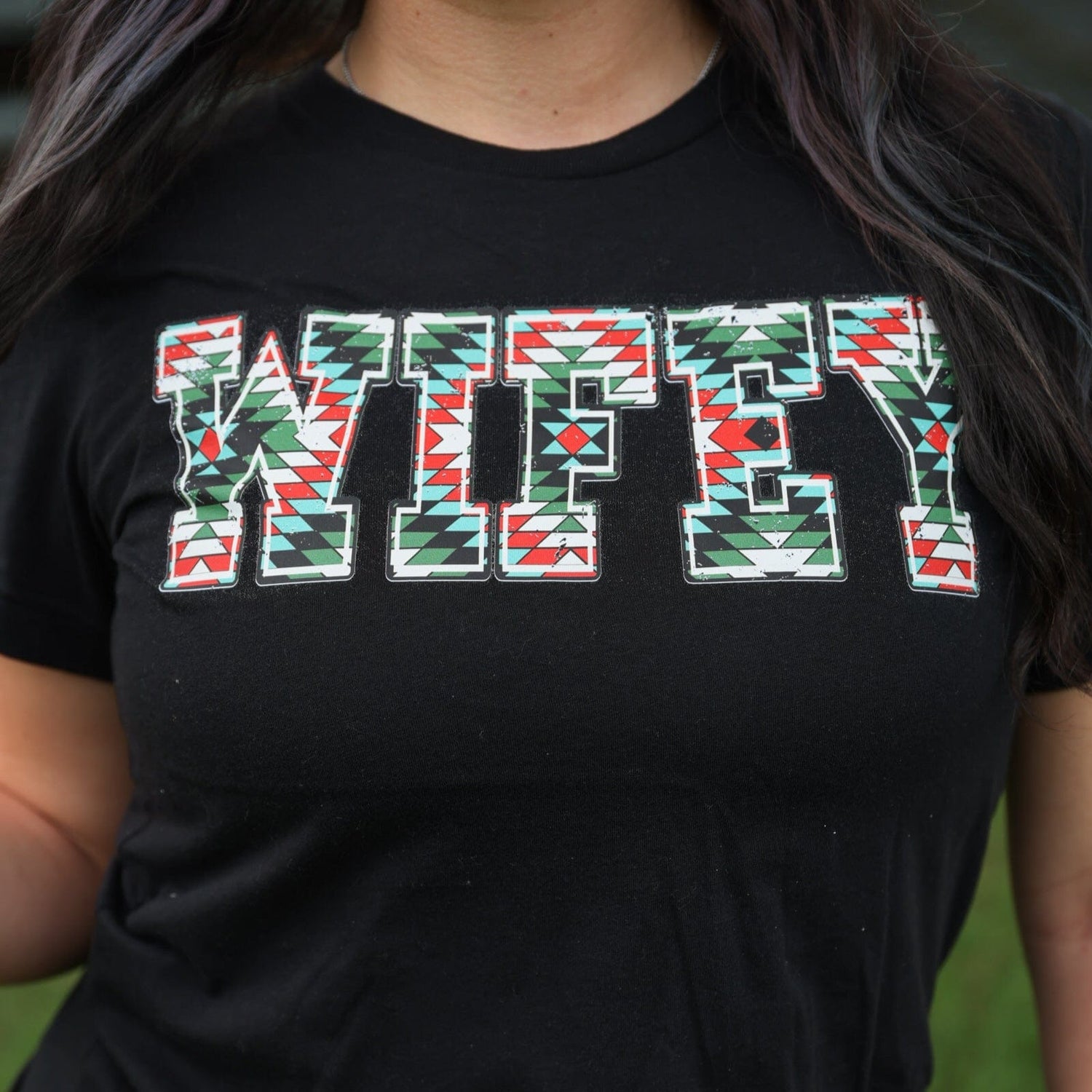 Women - Apparel - Shirts - T-Shirts Aztec Wifey Soft Graphic Tee