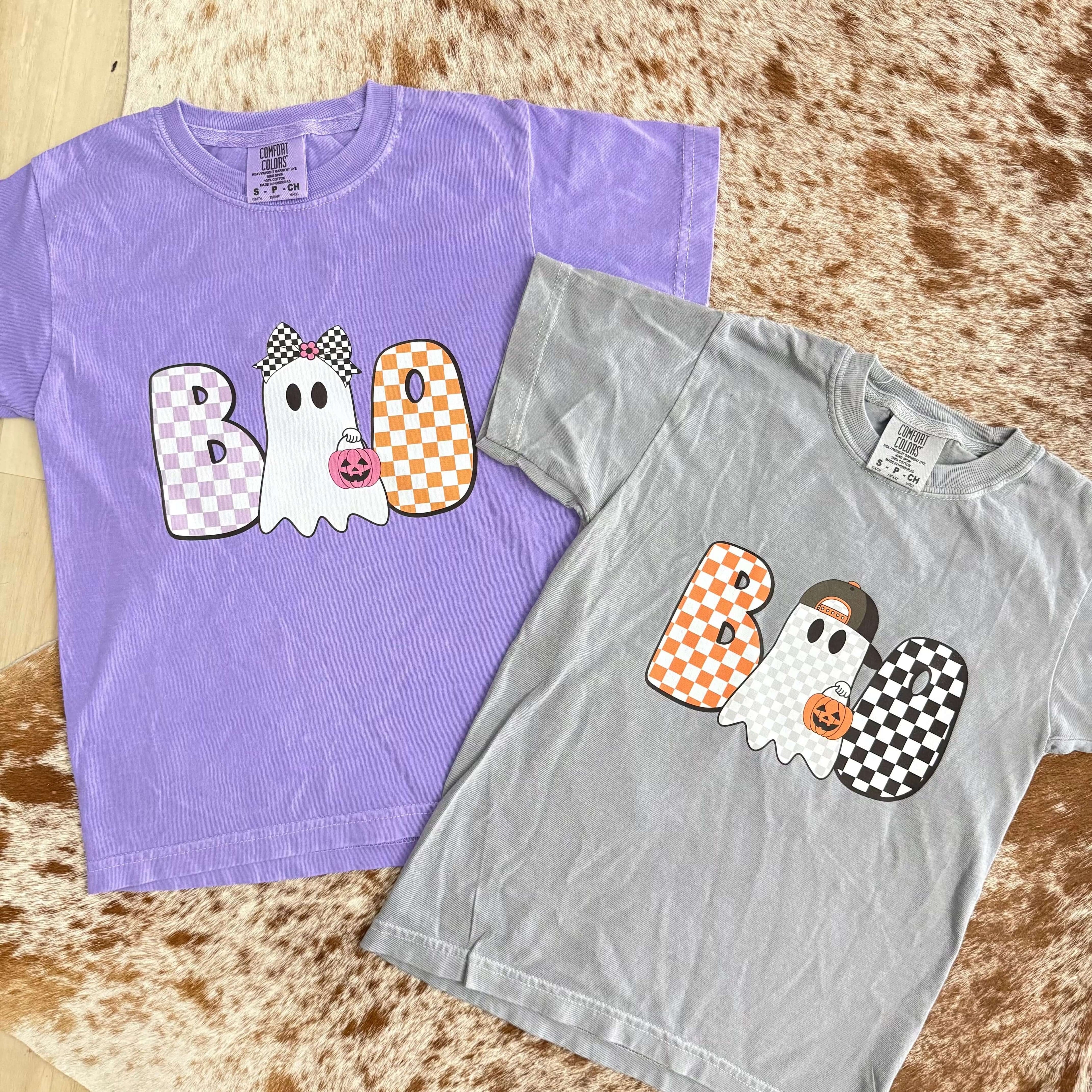 Women - Apparel - Shirts - T-Shirts Boy &amp; Girl BOO Ghost Graphic Tee