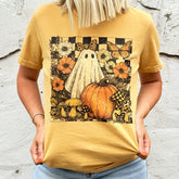 Women - Apparel - Shirts - T-Shirts Checker Ghost Floral Soft Graphic Tee