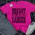 Women - Apparel - Shirts - T-Shirts Checkered Neon Breast Cancer Awareness Graphic Tee