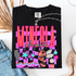 Women - Apparel - Shirts - T-Shirts Checkered Neon Mascot Graphic Tee
