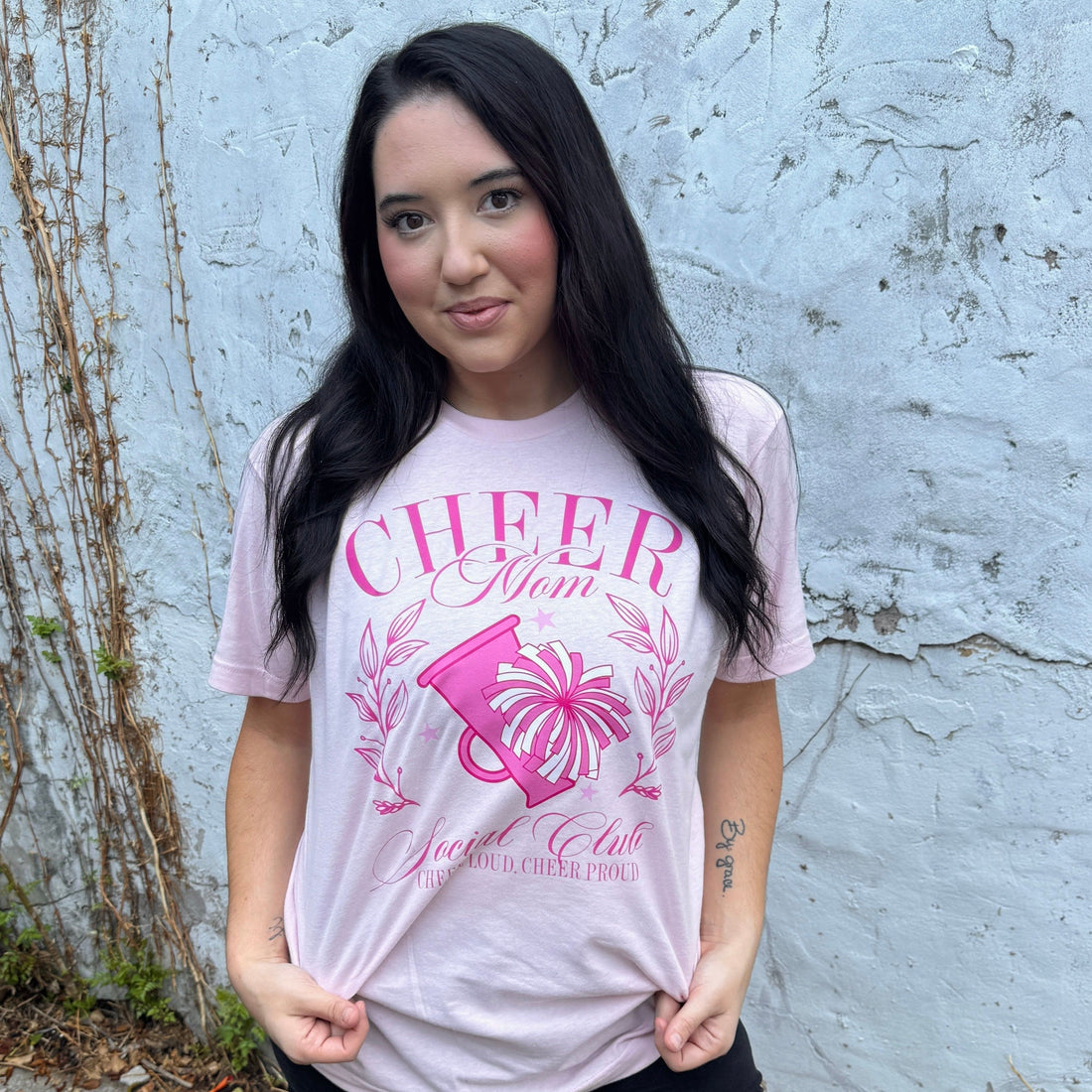 Women - Apparel - Shirts - T-Shirts Cheer Mom Graphic Tee