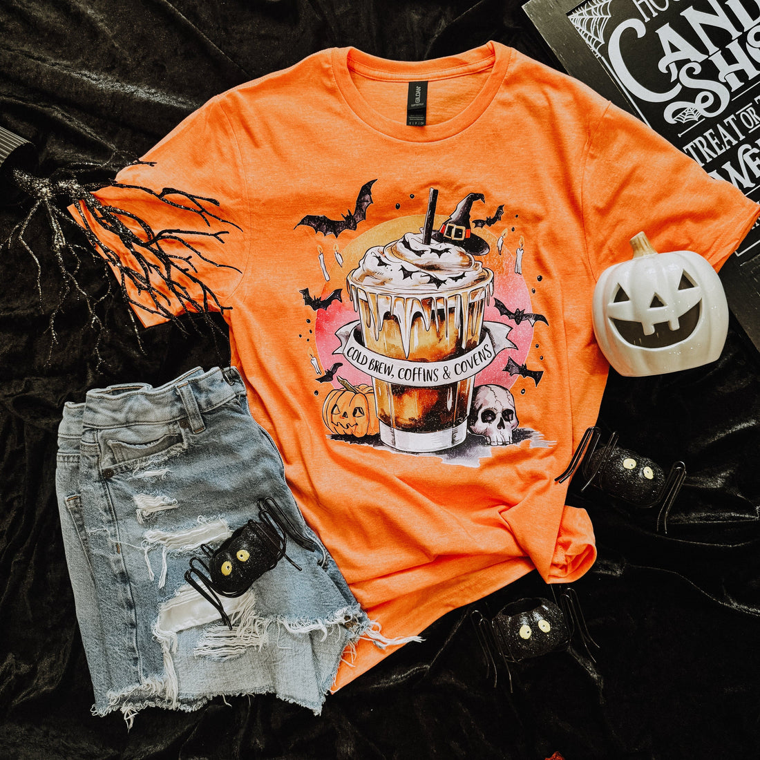 Women - Apparel - Shirts - T-Shirts Cold Brew &amp; Coffins Soft Graphic Tee