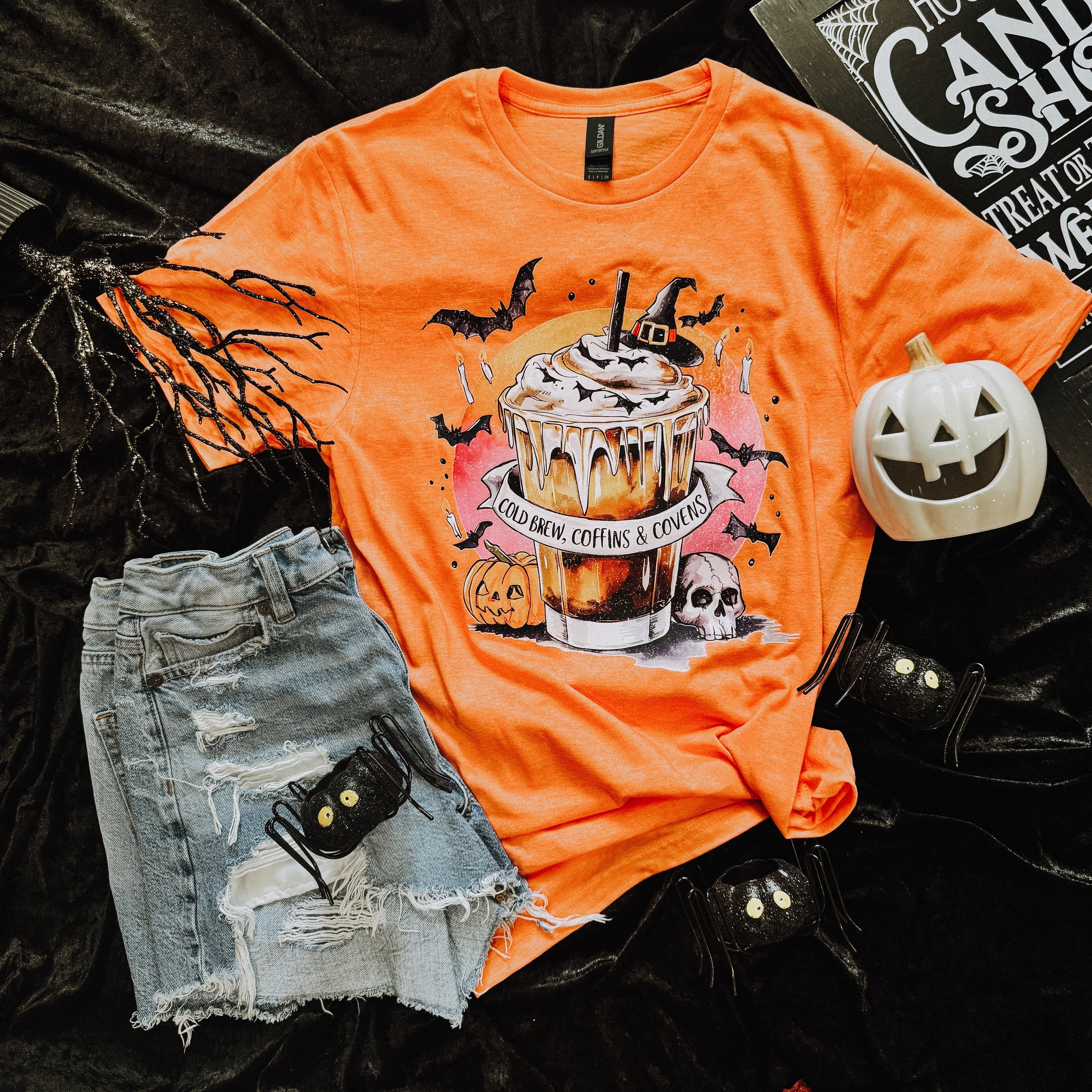 Women - Apparel - Shirts - T-Shirts Cold Brew &amp; Coffins Soft Graphic Tee