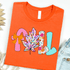 Women - Apparel - Shirts - T-Shirts Colorful Fall Leaf Graphic Tee