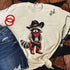 Women - Apparel - Shirts - T-Shirts Cowboy Raccoon Bandit Soft Graphic Tee