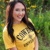 Women - Apparel - Shirts - T-Shirts Cowboy University Western Soft Graphic Tee