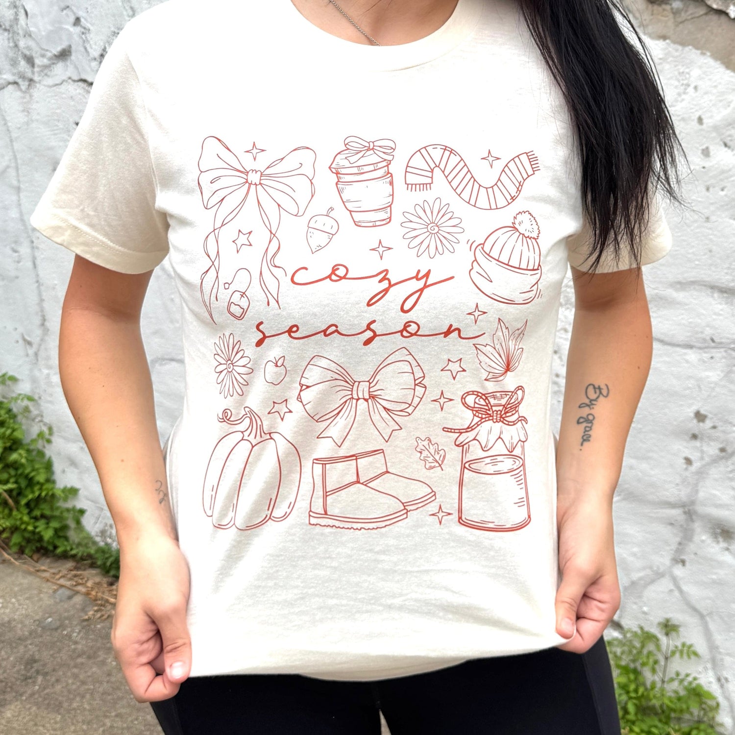 Women - Apparel - Shirts - T-Shirts Cozy Season Essentials Graphic Tee