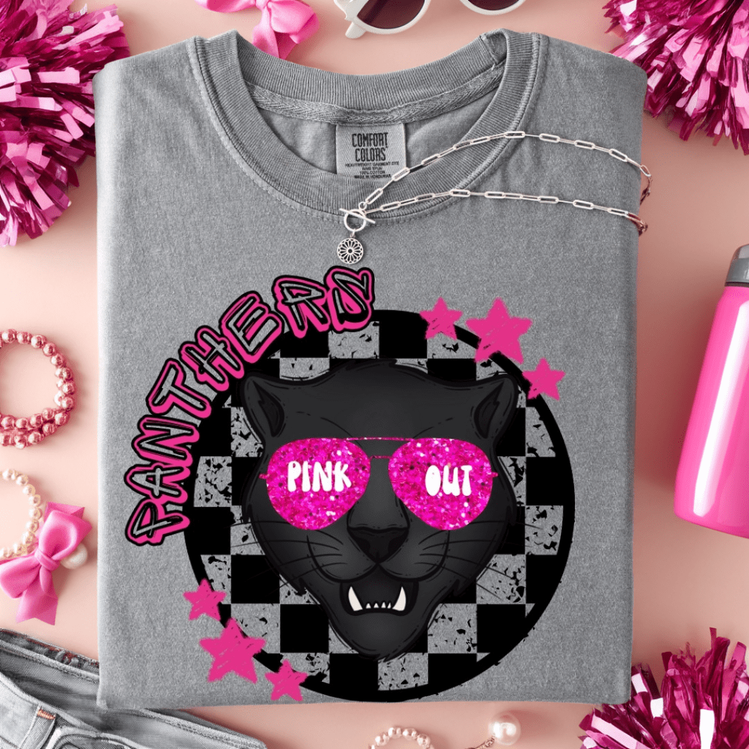 Women - Apparel - Shirts - T-Shirts Custom Pink Out Mascot Graphic Tee